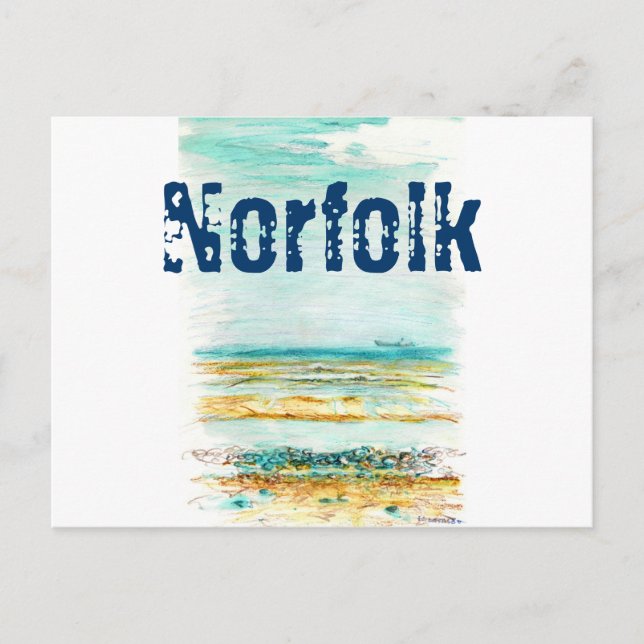 Norfolk Postcard Postkarte (Vorderseite)