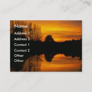 Norfolk-Sonnenuntergang   Visitenkarte