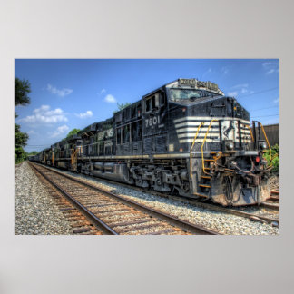 Norfolk Süd in HDR. Poster