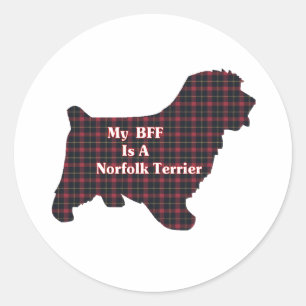 Norfolk Terrier BESTE FREUNDIN Sticker