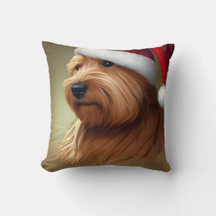 Norfolk Terrier Christmas Kissen