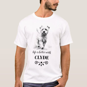 Norfolk Terrier Life ist besser mit Individuelle N T-Shirt