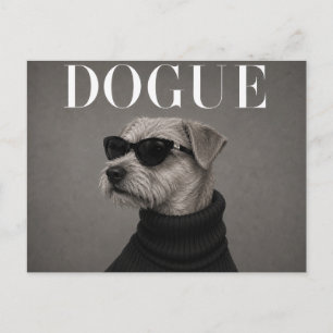 Norfolk Terrier Luxus Mode Hund Postkarte