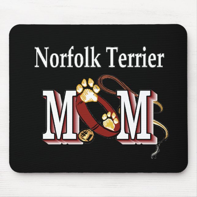 Norfolk Terrier MAMA Geschenke Mousepad (Vorne)