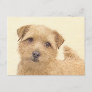 Norfolk Terrier Painting - Original Dog Art Postkarte