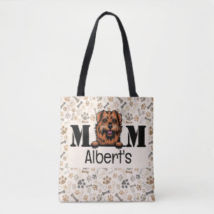Norfolk Terrier Peeking Personalisiert Tasche