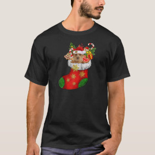 Norfolk Terrier Sock Christmas Weihnachtsmannmütze T-Shirt