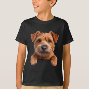 Norfolk Terrier süßer lustiger Hundeliebhaber T-Shirt