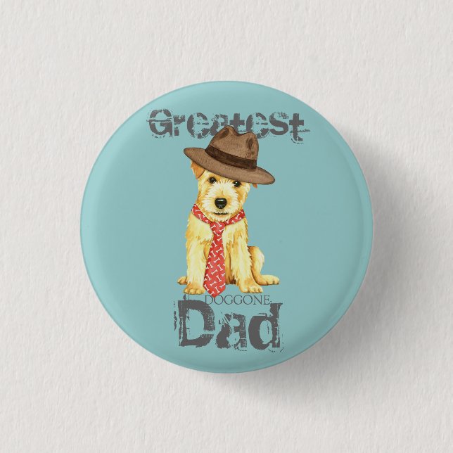 Norfolk Terrier Vater Button (Vorderseite)