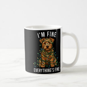 Norfolk Terrier Weihnachten Mir geht's gut Alles i Kaffeetasse