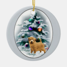 Norfolk Terrier Weihnachtsgeschenke Ornament