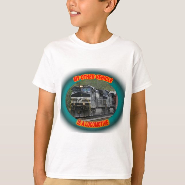 Norfolk u. südliche Lokomotive T-Shirt (Vorderseite)