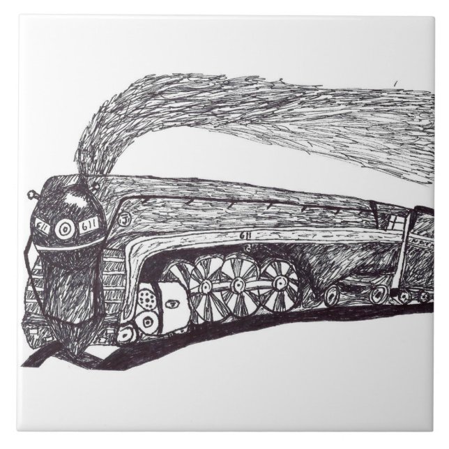 Norfolk und Western 611 Tile Fliese (Vorderseite)