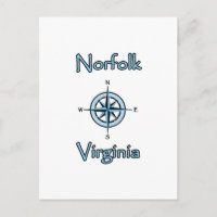 Norfolk Virginia Compass Rose Logo