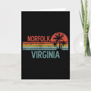 Norfolk Virginia Lustig Usa Stadt Reise Zuhause Wu Karte
