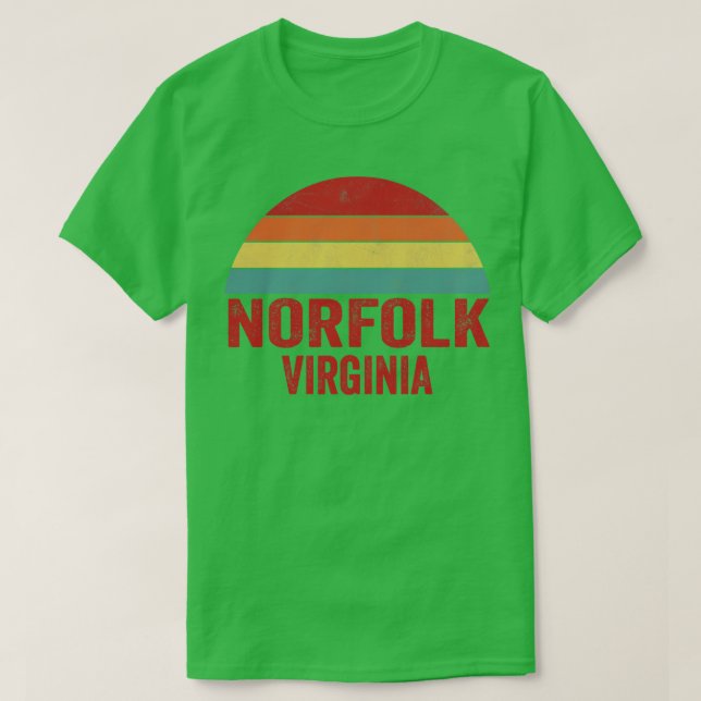 Norfolk Virginia T-Shirt (Design vorne)