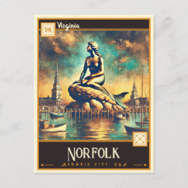 Norfolk, Virginia | Vintage Postkarte
