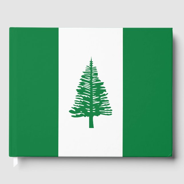 Norfolkinsel-Flagge Gästebuch (Vorderseite)