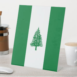 Norfolkinsel-Flagge Sockelschild