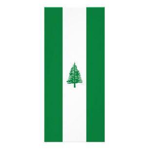 Norfolkinsel-Flagge Werbekarte