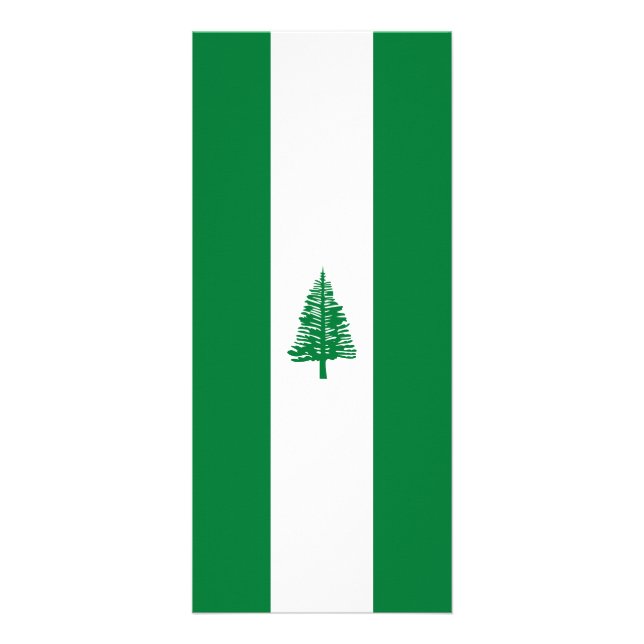 Norfolkinsel-Flagge Werbekarte (Vorne)