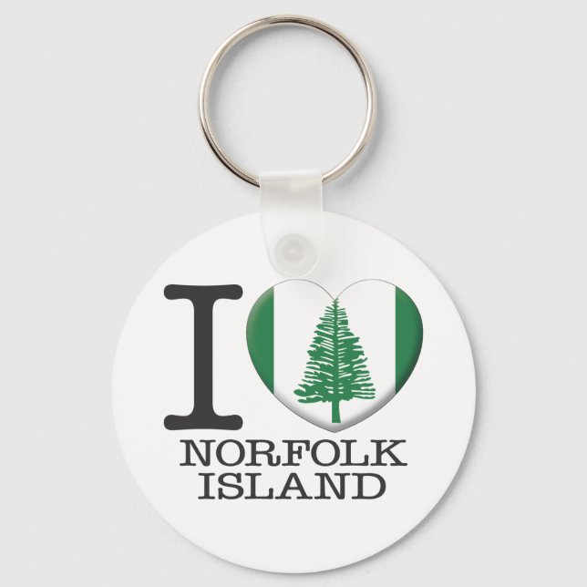 Norfolkinsel Schlüsselanhänger (Vorderseite)