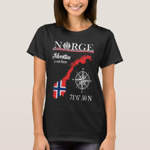 Norge Adventure ist da draußen Norwegen T-Shirt