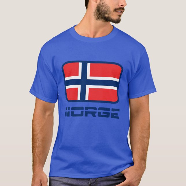 Norge Flag Freund T-Shirt (Vorderseite)
