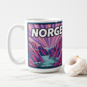 Norge Norwegische Geirangerfjords Kaffeetasse