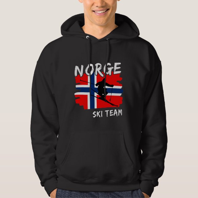 Norge Ski Hoodie (Vorderseite)