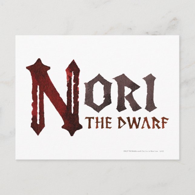 Nori Name Postkarte (Vorderseite)