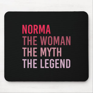 Norma The Woman Myth Legend Personalisierter Name Mousepad