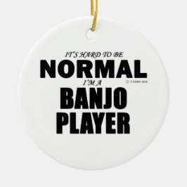 Normal Banjo Player Keramik Ornament
