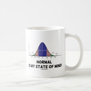 Normal ist mein Staat von Mind Bell Curve Geek Spa Kaffeetasse