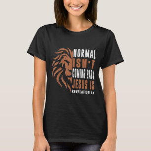 Normal kommt nicht zurück Jesus ist Papa Männer Re T-Shirt