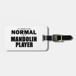 Normal Mandolin Player Gepäckanhänger