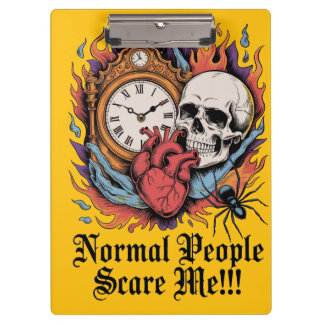 Normal People Scare Me Klemmbrett