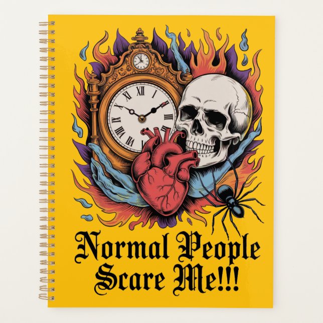 Normal People Scare Me Planer (Vorderseite)
