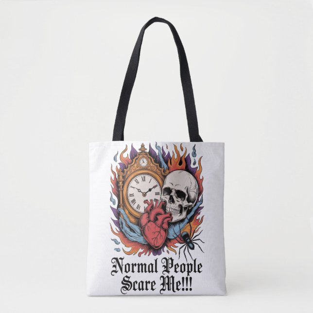 Normal People Scare Me Tasche (Vorderseite)