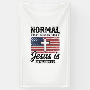 Normal Wird Nicht Zurückkommen Jesus Offenbarung S Banner