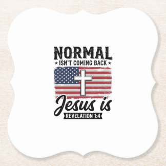 Normal Wird Nicht Zurückkommen Jesus Offenbarung S Untersetzer