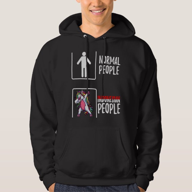 Normalbürger Indonesisch Hoodie (Vorderseite)