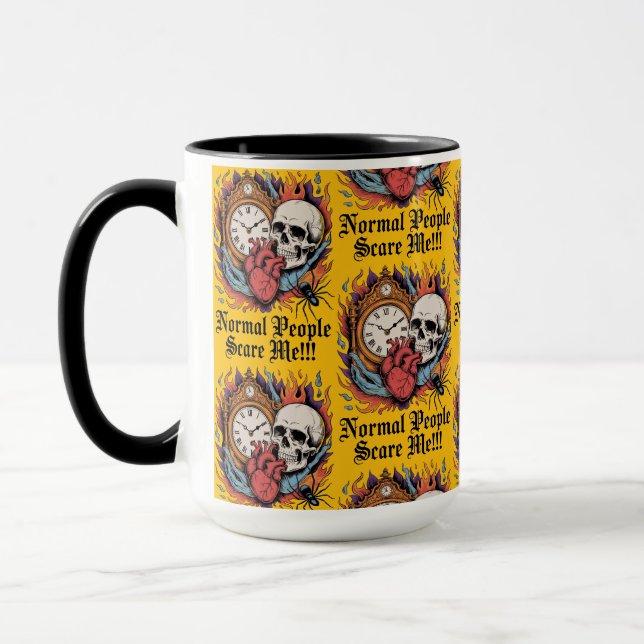 Normale Menschen machen mir Angst Tasse (Links)