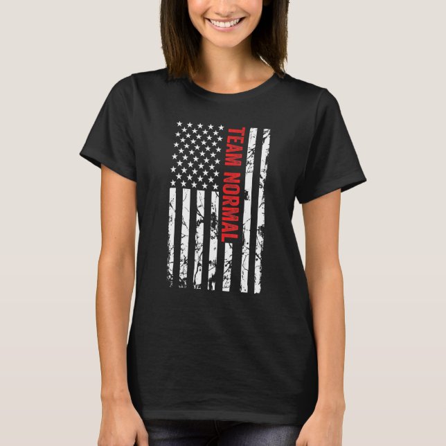 Normale Team-Flag-Team Normal US-Flag-Team Normal  T-Shirt (Vorderseite)