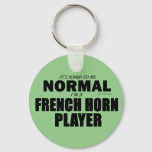 Normaler französischer Horn-Spieler Schlüsselanhänger
