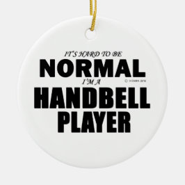 Normaler Handbell-Player Keramik Ornament