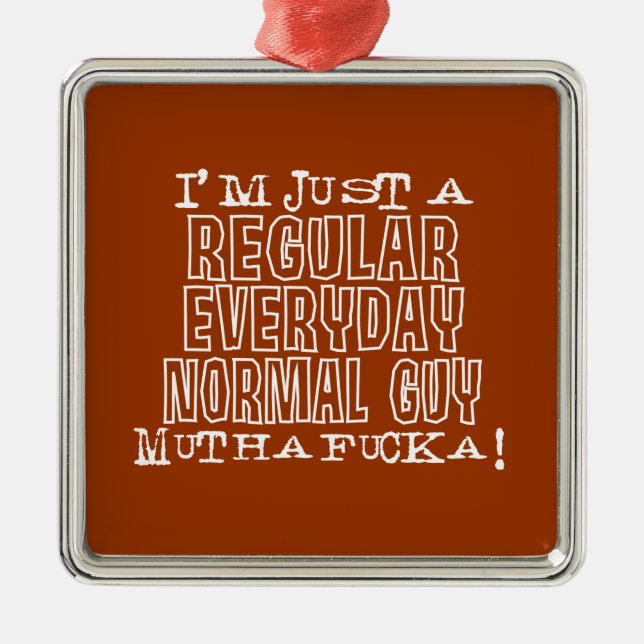 Normaler Typ Silbernes Ornament (Vorne)