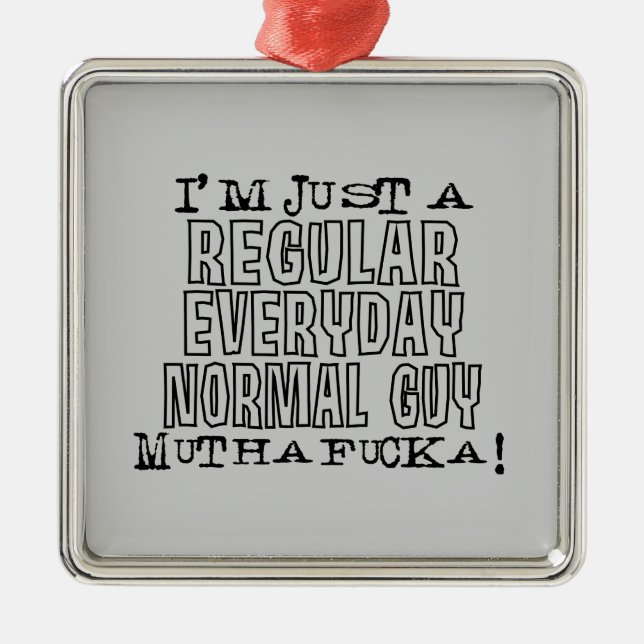 Normaler Typ Silbernes Ornament (Vorne)