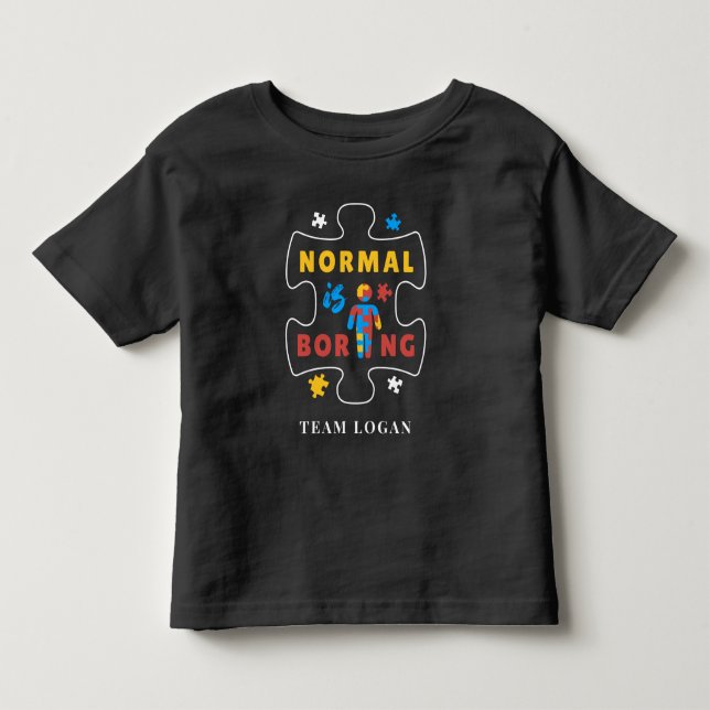 Normalerweise ist das langweilige Team zur Aufklär Kleinkind T-shirt (Vorderseite)