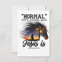 Normalerweise kommt Jesus nicht zurück für Pferdef